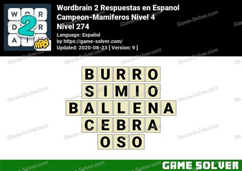 Respuestas de WordBrain .